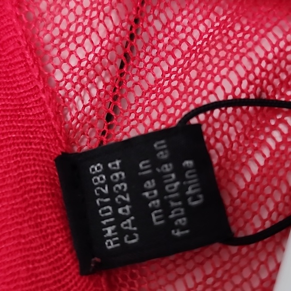 Esprit delicate cover up in sheer red - Picture 3 of 7